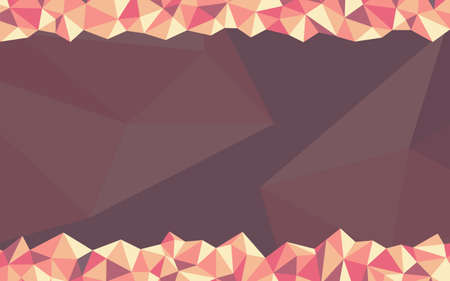 Abstract Polygonal Horizontal Background, Vector Illustrationのイラスト素材