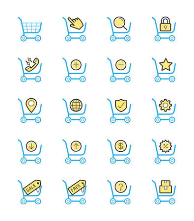 Shopping Cart iconのイラスト素材