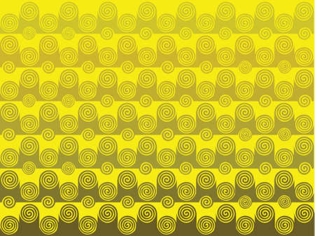 collection of different spiral shapes, grunge abstract backgroundのイラスト素材