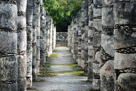 mayan ruinsの写真素材