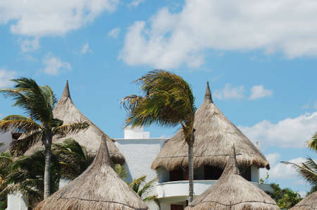 beautiful caribbean beach resortの写真素材