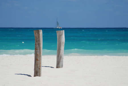 beautiful caribbean beachの写真素材
