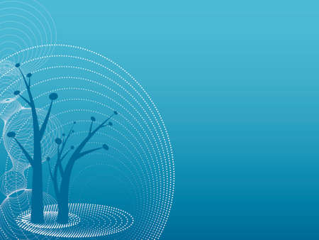 Abstract background with natural elementsのイラスト素材