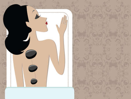 Mss Boo having a healthy lifestyleのイラスト素材