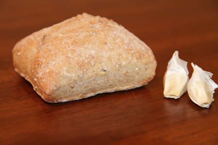 bread and garlic