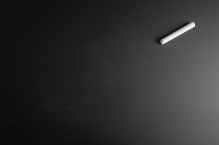 Chalk on the blackboardの写真素材