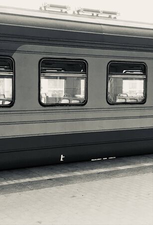 Quarantine Empty trains at stops.