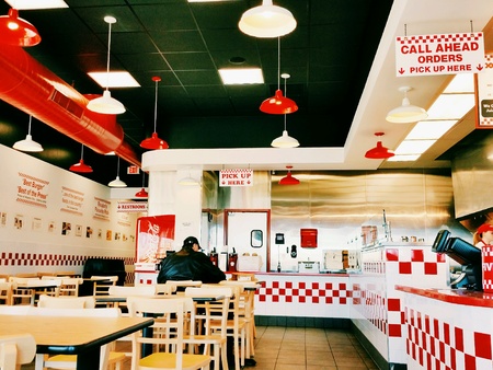 Five guys burgersの素材