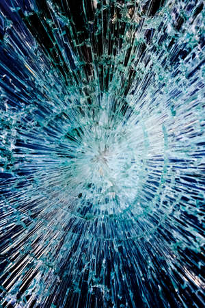 Cracks in the glassの写真素材