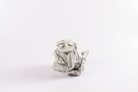 crumble paper ballの写真素材