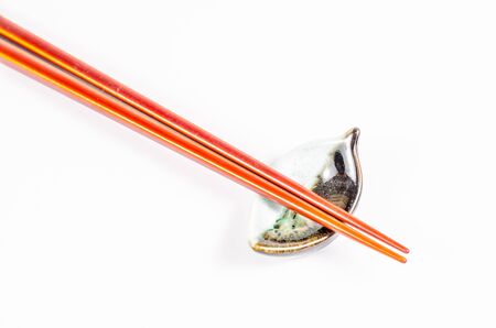 chopstick isolated on white backgroundの写真素材
