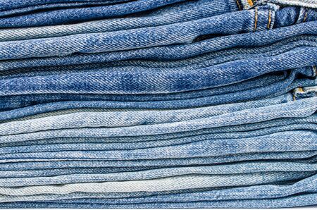 blue jeans texture backgroundの写真素材