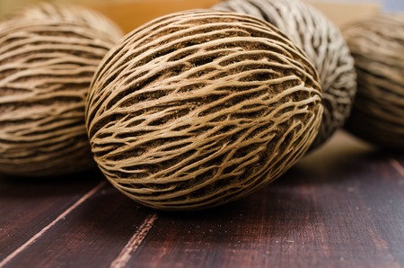 Cerbera odollam dried seed,pong pongの写真素材