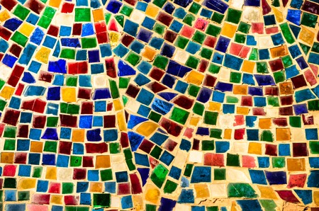 colorful mosaic glass art background