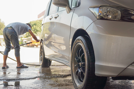 car in car care garageのeditorial素材