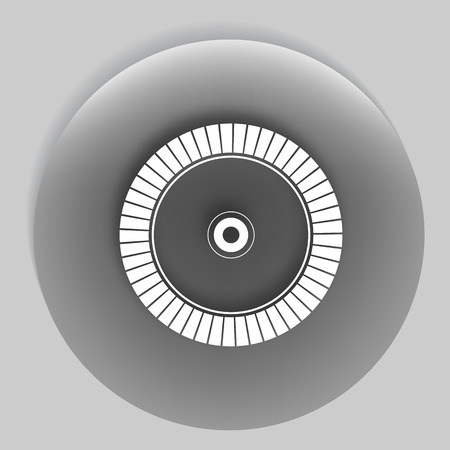 Diamond disc for concrete cutting - vector iconのイラスト素材