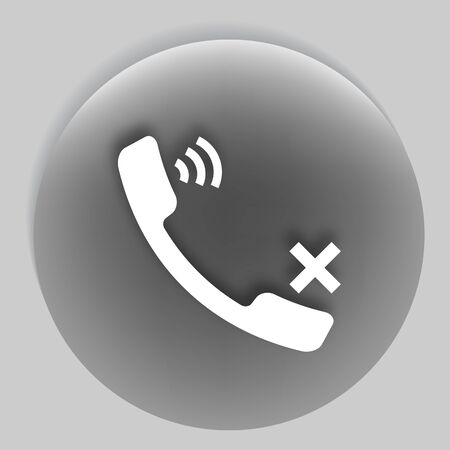 Mute up the microphone flat vector icon illustrationのイラスト素材