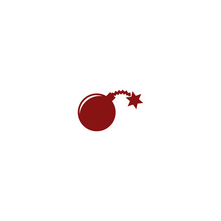 TNT bomb flat icon stock vector illustrationのイラスト素材