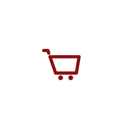 Empty shopping cart vector icon illustration designのイラスト素材