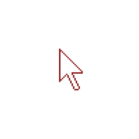 Vector arrow cursor stock icon illustration designのイラスト素材