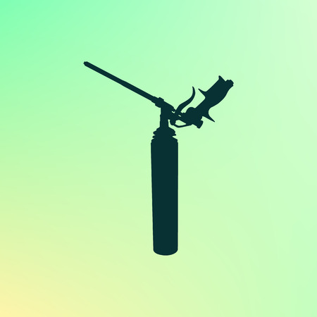 Foam gun iconのイラスト素材