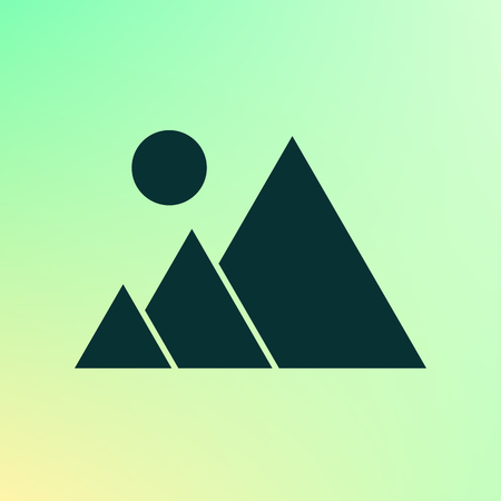 photograph - vector iconのイラスト素材