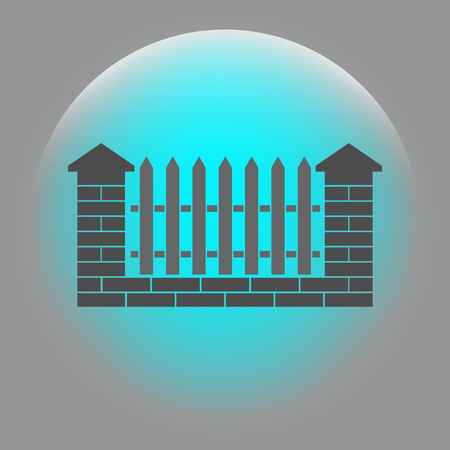 fence iconのイラスト素材