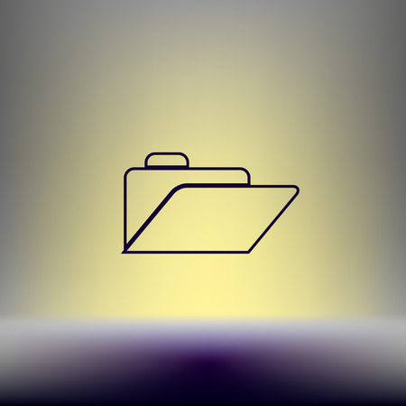 Folder Icon Vector illustrationのイラスト素材
