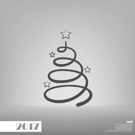 Pictograph of christmas treeのイラスト素材