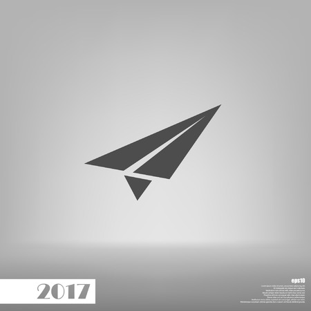 Paper airplane iconのイラスト素材