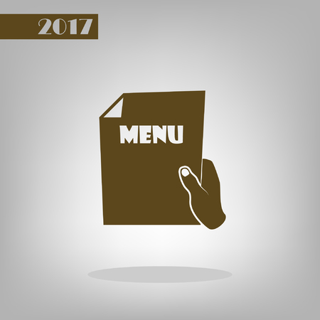 Sheet in hand iconのイラスト素材