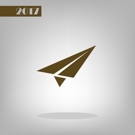 Paper airplane iconのイラスト素材
