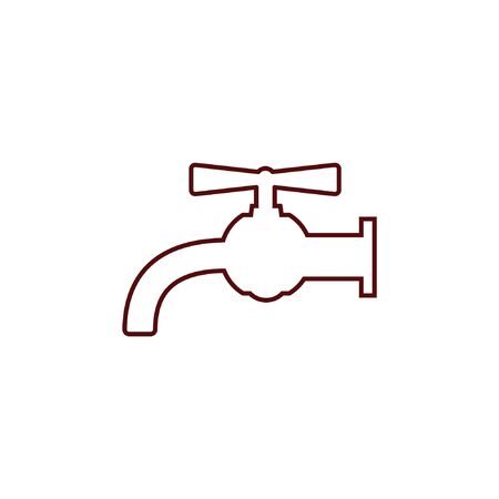 faucet vector iconのイラスト素材