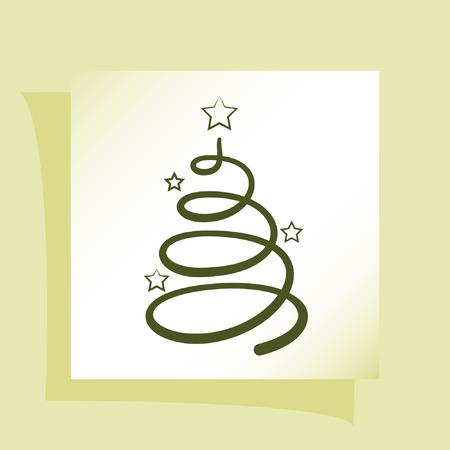Pictograph of christmas treeのイラスト素材