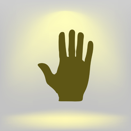Hand icon.のイラスト素材