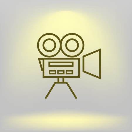 Video camera vector iconのイラスト素材