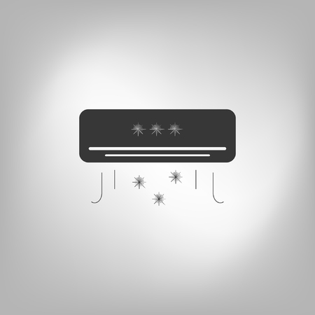 Air conditioner iconのイラスト素材