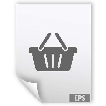 Store basket vector iconのイラスト素材