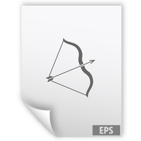 Bow vector icon illustrationのイラスト素材