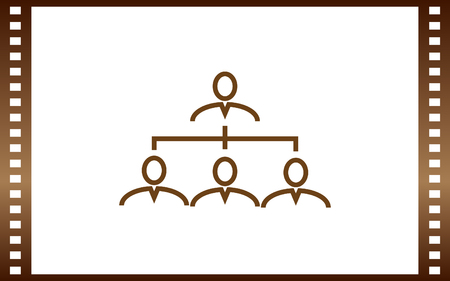 Communication chart iconのイラスト素材