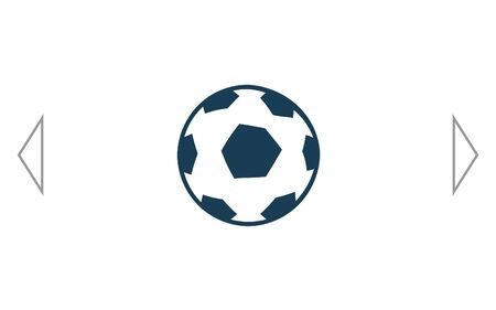 Soccer ball vector iconのイラスト素材