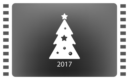 Pictograph of christmas treeのイラスト素材