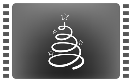 Pictograph of christmas treeのイラスト素材