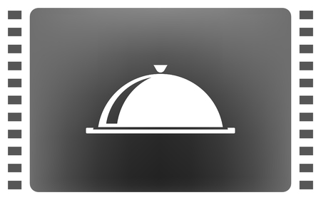Food cover icon - stock vector illustration designのイラスト素材