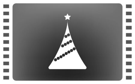 Pictograph of christmas treeのイラスト素材