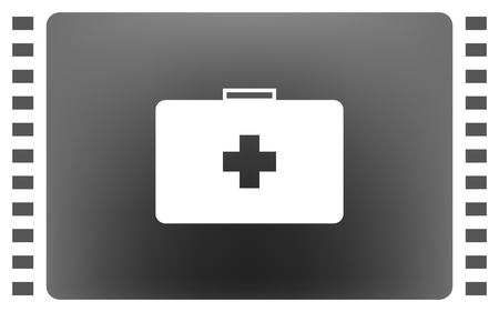 First aid flat style icon vector illustrationのイラスト素材