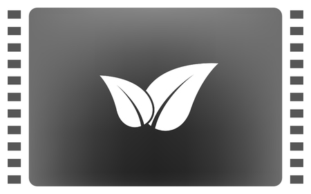 Green eco friendly sign. Vector illustration iconのイラスト素材
