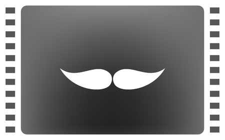 mustaches vector iconのイラスト素材