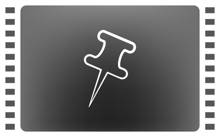 Push pin iconのイラスト素材