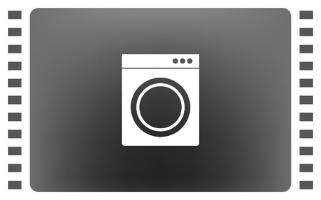 Washing machine Iconのイラスト素材